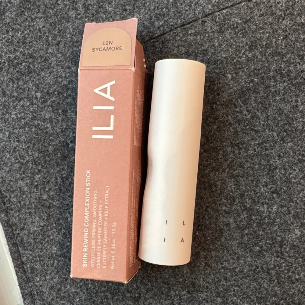 ILIA skin rewind complexion stick shade 12N SYCAMORE ceramide peptide complex